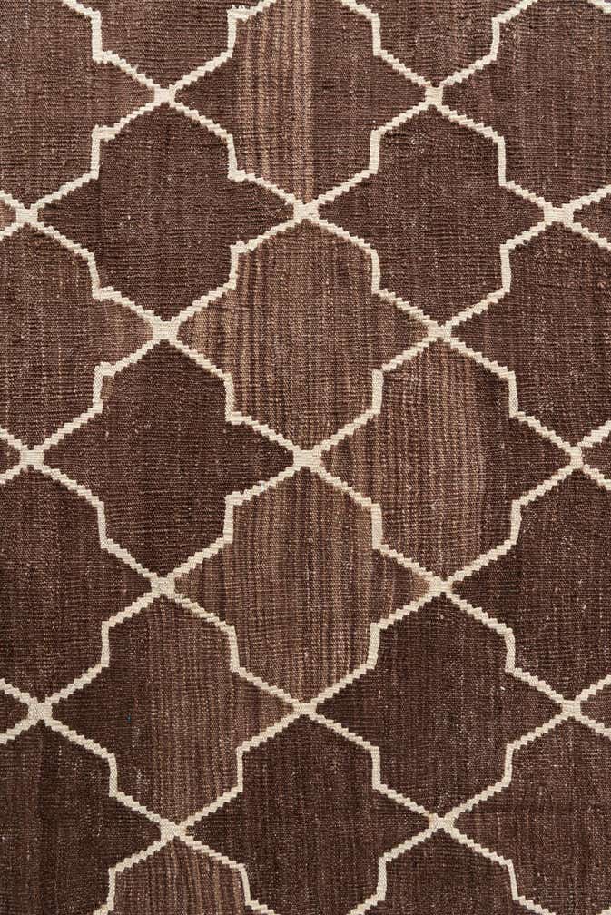 9' x 11' 2 Hand Woven Kilim Modern Wool Rug