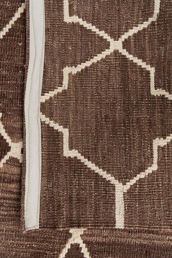 9' x 11' 2 Hand Woven Kilim Modern Wool Rug