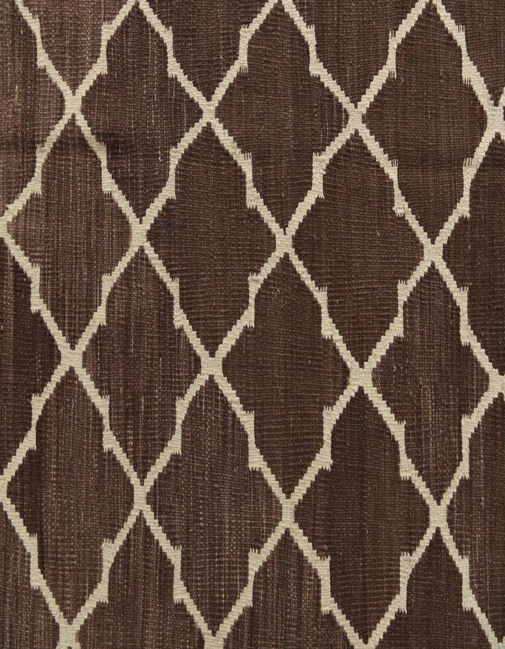 Detail image of 10' 7 x 12' 8  Hand Woven Kilim Modern Wool Rug