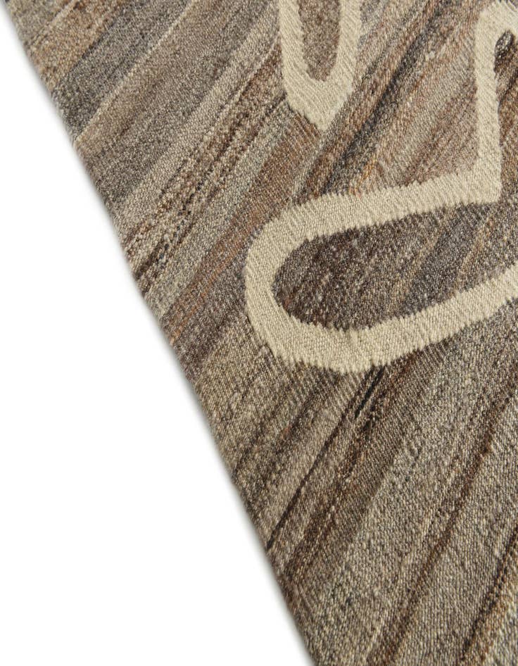 Detail image of 5' 3 x 6' 4  Hand Woven Kilim Modern Wool Rug
