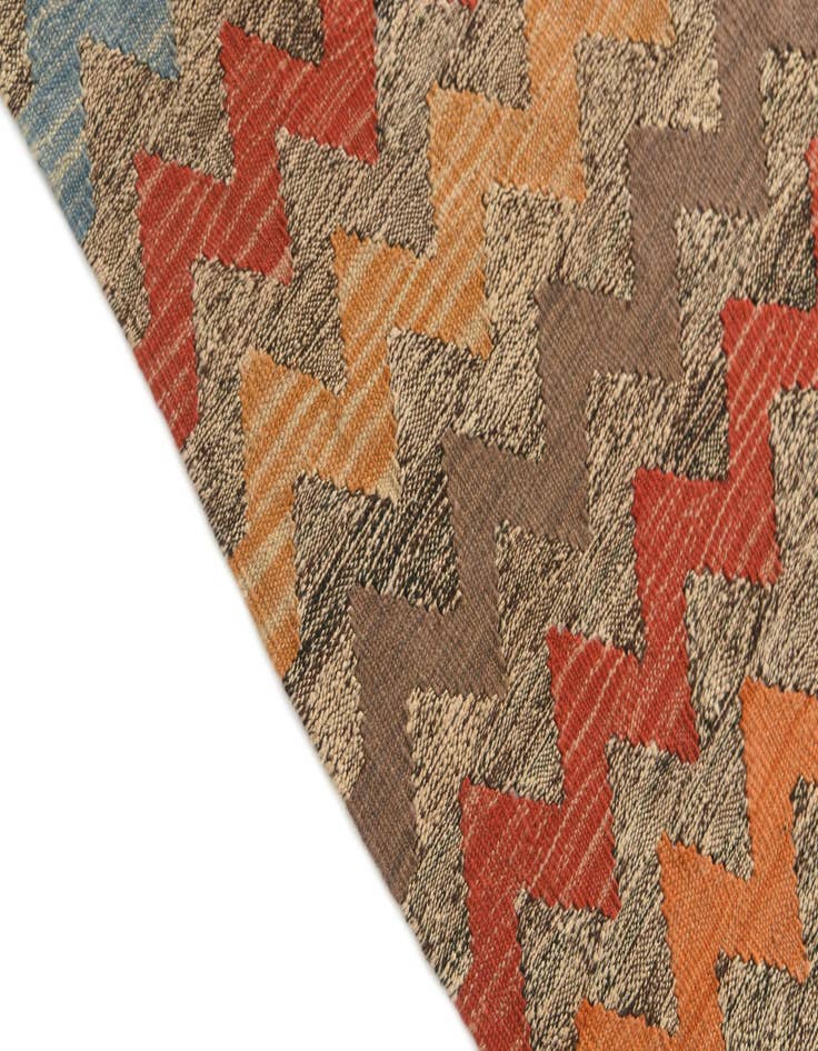 Detail image of 5' 6 x 7' 7  Hand Woven Kilim Modern Wool Rug