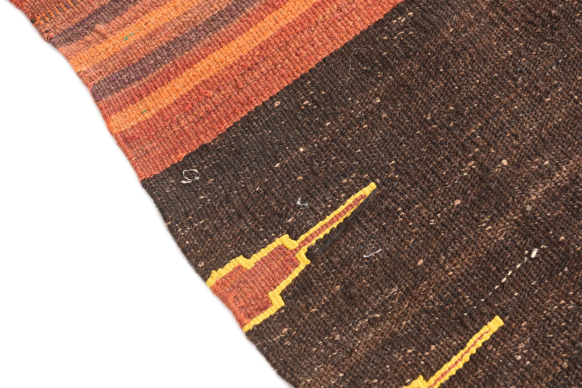 3' x 5' 7 Hand Woven Kilim Modern Wool Rug