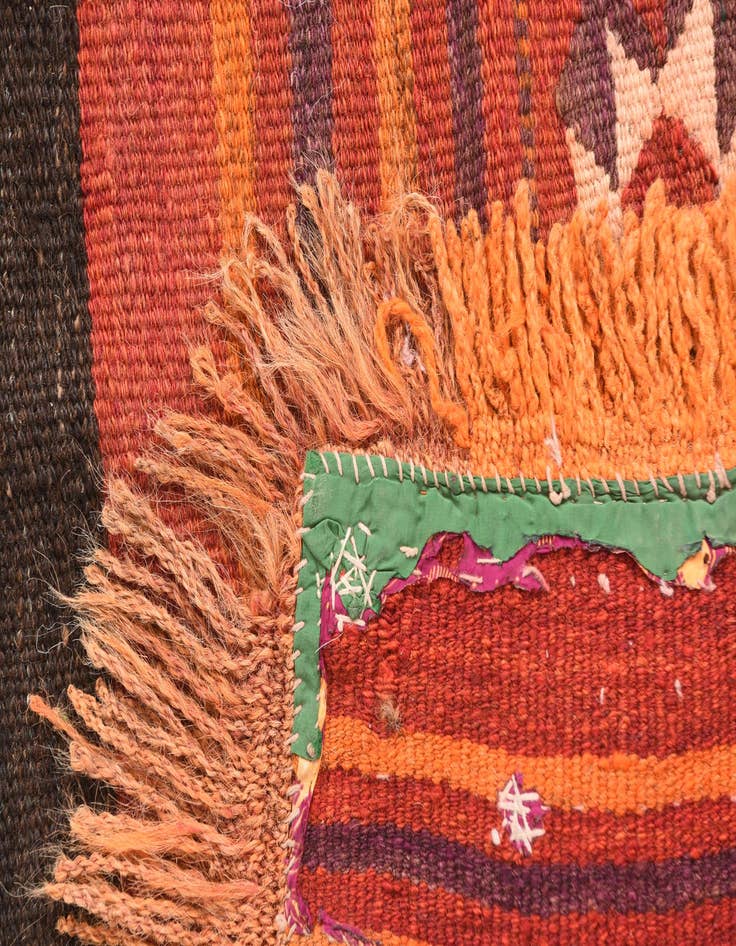 Detail image of 3' x 5' 7  Hand Woven Kilim Modern Wool Rug