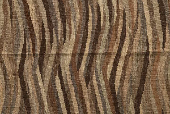 4' 10 x 6' 7 Hand Woven Kilim Modern Wool Rug