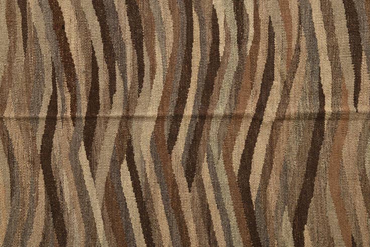 Detail image of 4' 10 x 6' 7 Hand Woven Kilim Modern Wool Rug