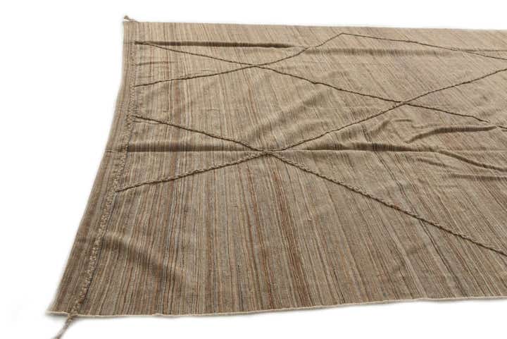 7' 10 x 10' 7 Hand Woven Kilim Modern Wool Rug