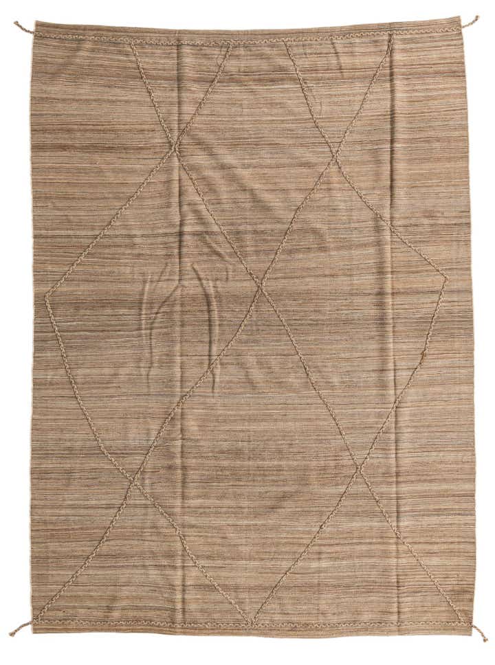 7' 10 x 10' 7 Hand Woven Kilim Modern Wool Rug