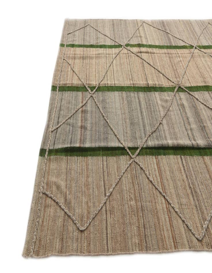 Detail image of 8' 3 x 11'  Hand Woven Kilim Modern Wool Rug