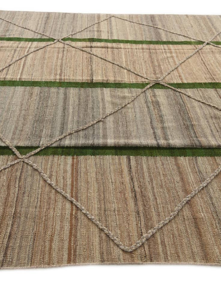 Detail image of 8' 3 x 11'  Hand Woven Kilim Modern Wool Rug