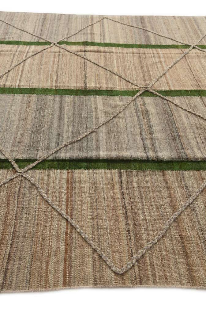 8' 3 x 11' Hand Woven Kilim Modern Wool Rug
