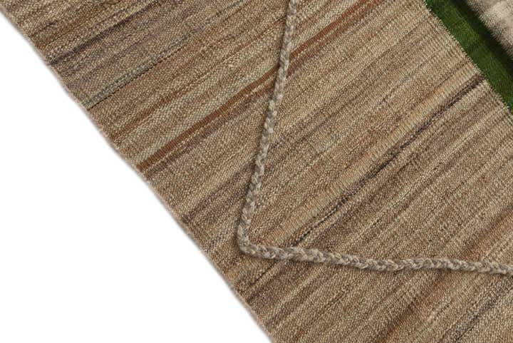 8' 3 x 11' Hand Woven Kilim Modern Wool Rug