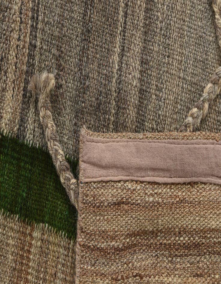 Detail image of 8' 3 x 11'  Hand Woven Kilim Modern Wool Rug