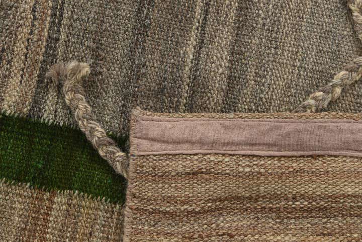 8' 3 x 11' Hand Woven Kilim Modern Wool Rug
