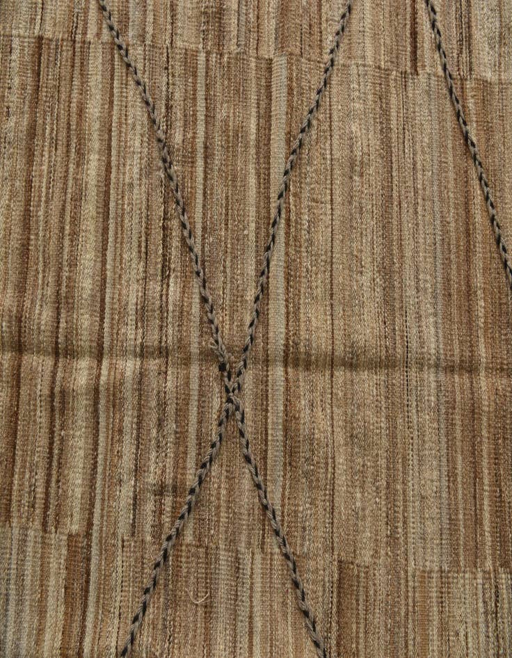 Detail image of 8' 6 x 9' 5  Hand Woven Kilim Modern Wool Rug