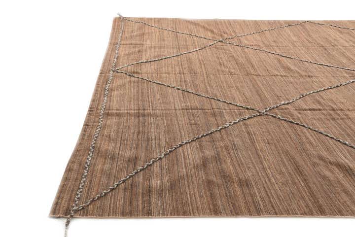9' 5 x 13' 1 Hand Woven Kilim Modern Wool Rug