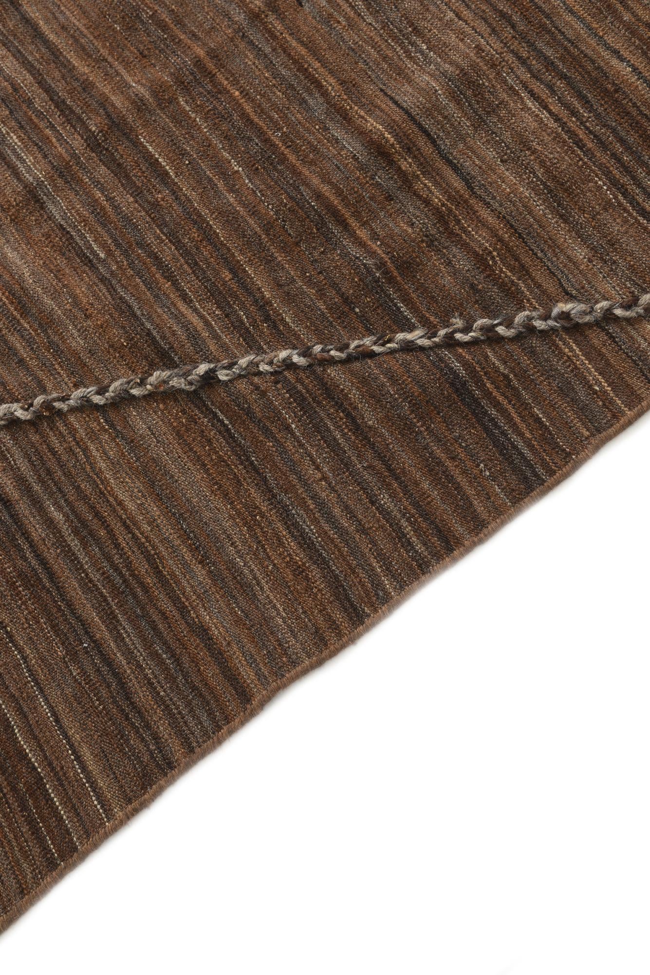 250cm x 335cm Hand Woven Kilim Modern Wool Rug