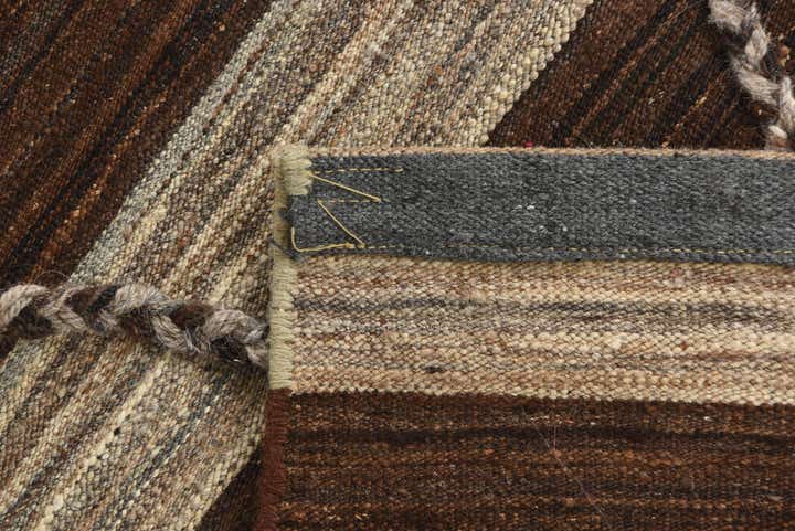200cm x 295cm Hand Woven Kilim Modern Wool Rug