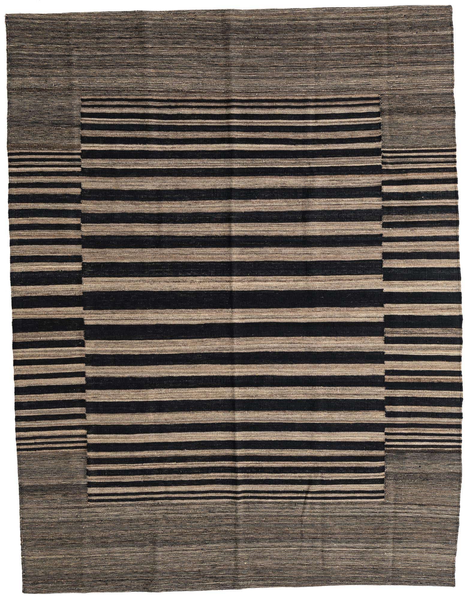 6' x 7' 7 Hand Woven Kilim Modern Wool Rug