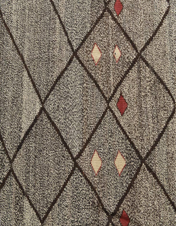 Detail image of 7' 1 x 9' 4  Hand Woven Kilim Modern Wool Rug