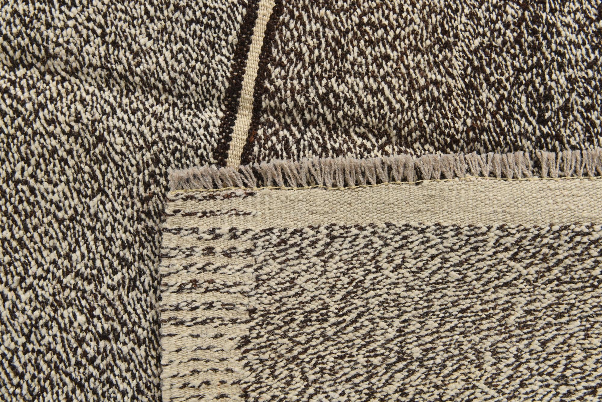 8' 9 x 9' 7 Hand Woven Kilim Modern Wool Rug