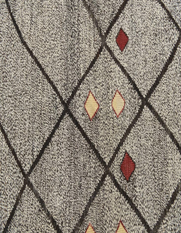 Detail image of 7' 4 x 9' 7  Hand Woven Kilim Modern Wool Rug