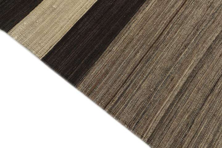 6' 9 x 9' 8 Hand Woven Kilim Modern Wool Rug