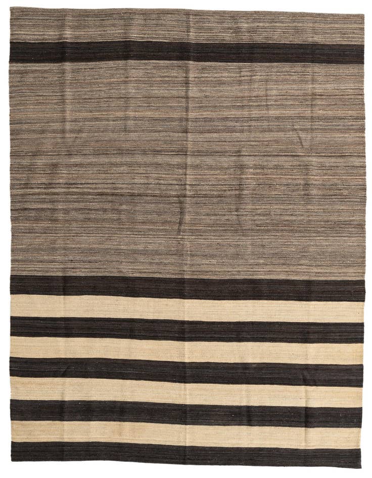 Detail image of 5' 8 x 8' Hand Woven Kilim Modern Wool Rug