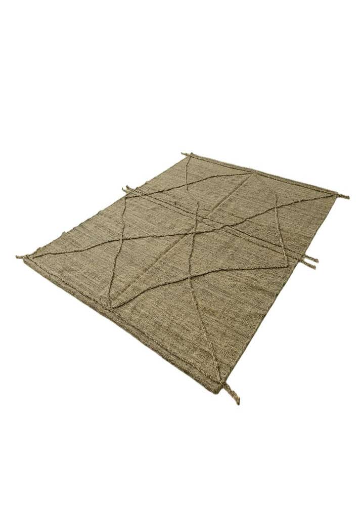 6' 4 x 8' 3 Hand Woven Kilim Modern Wool Rug