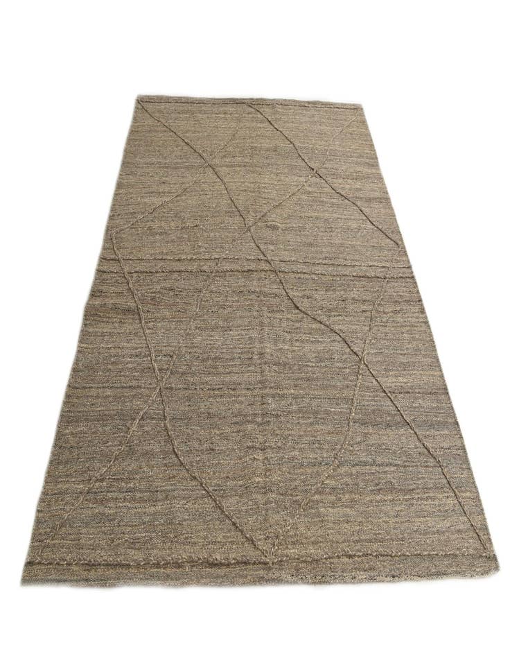 Detail image of 6' 4 x 8' 3  Hand Woven Kilim Modern Wool Rug