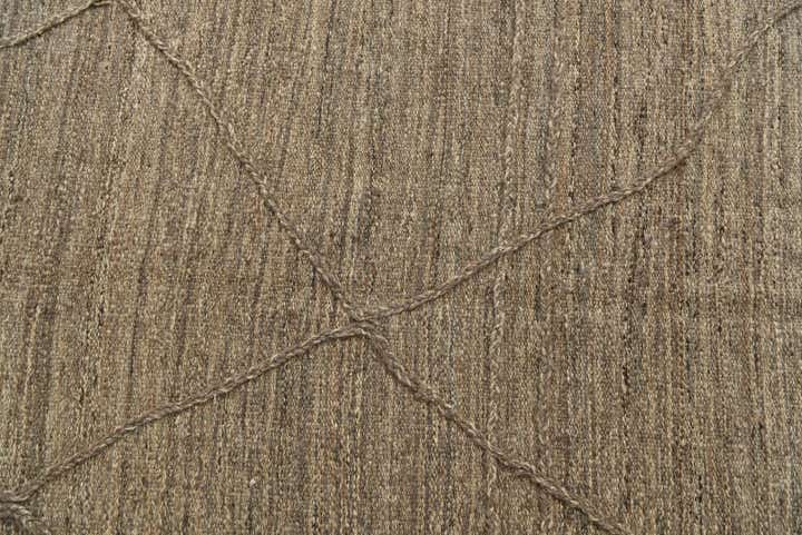 6' 4 x 8' 3 Hand Woven Kilim Modern Wool Rug