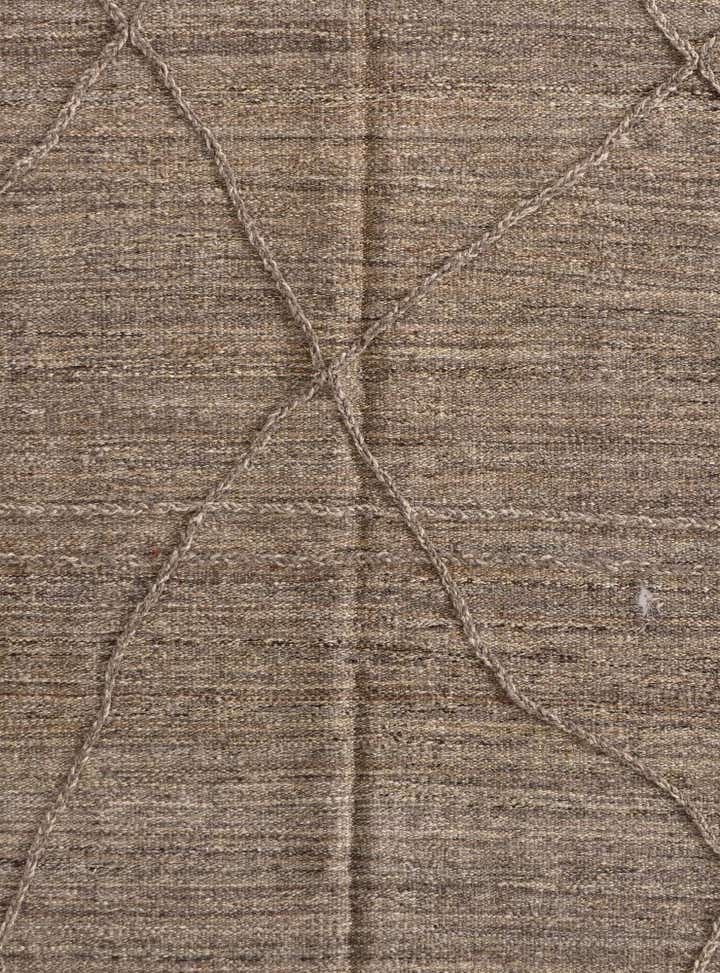 6' 4 x 8' 3 Hand Woven Kilim Modern Wool Rug