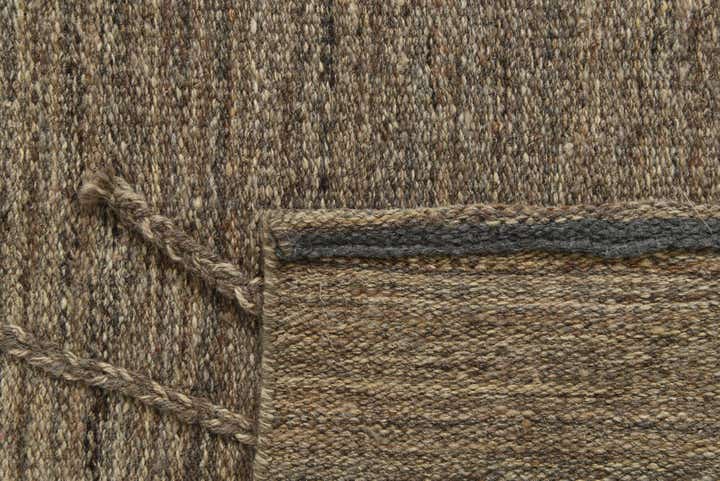 6' 4 x 8' 3 Hand Woven Kilim Modern Wool Rug