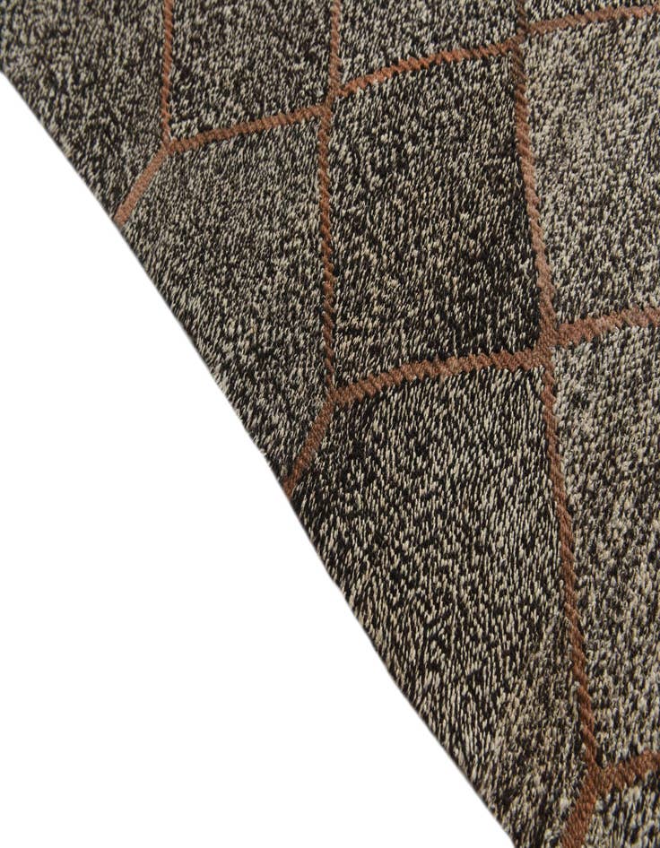 Detail image of 7' 3 x 9' 1  Hand Woven Kilim Modern Wool Rug