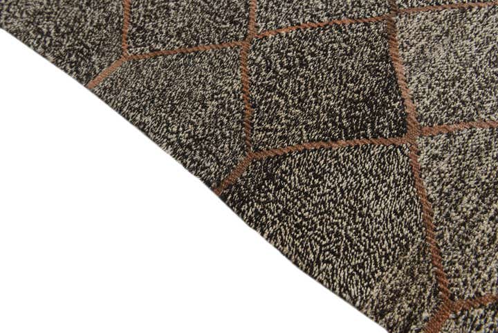 7' 3 x 9' 1 Hand Woven Kilim Modern Wool Rug