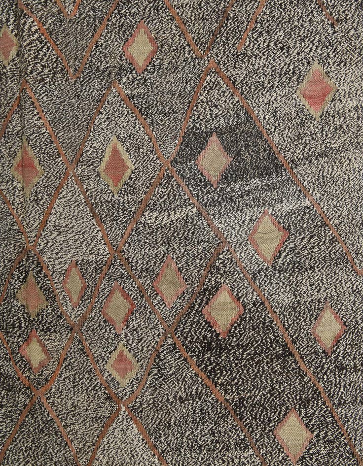 Detail image of 7' 3 x 9' 1  Hand Woven Kilim Modern Wool Rug