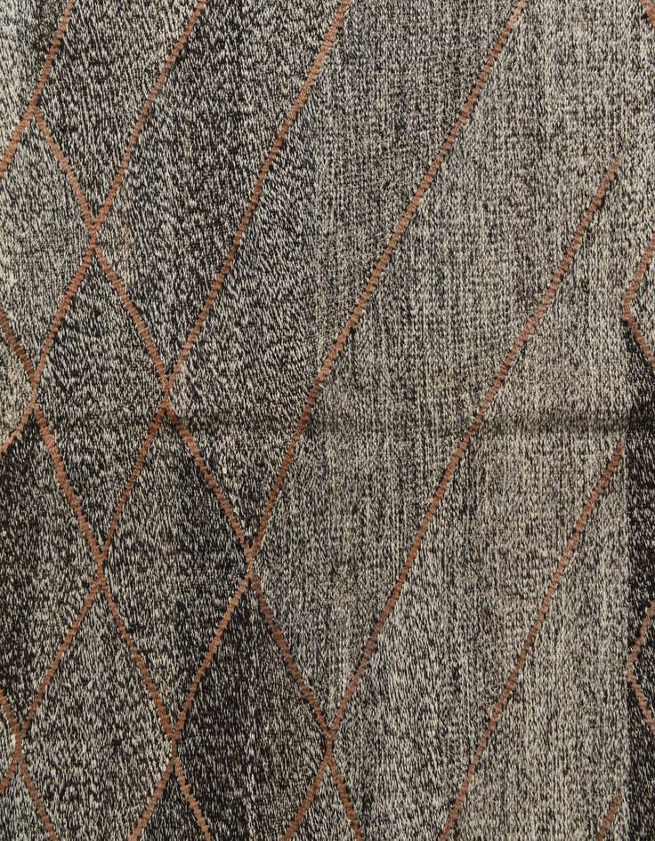 Detail image of 7' 3 x 9' 1  Hand Woven Kilim Modern Wool Rug