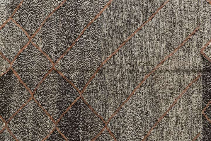 7' 3 x 9' 1 Hand Woven Kilim Modern Wool Rug