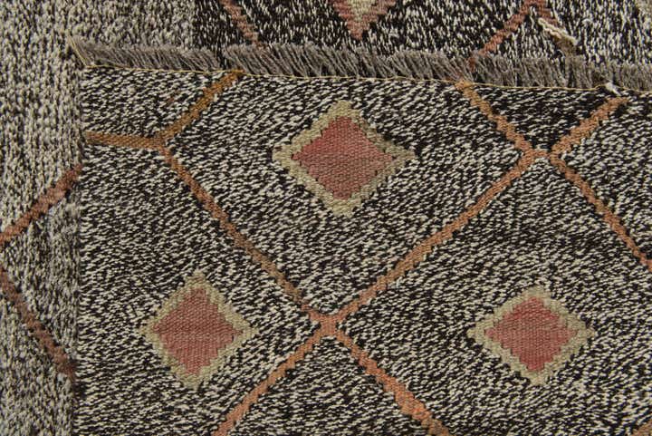 7' 3 x 9' 1 Hand Woven Kilim Modern Wool Rug