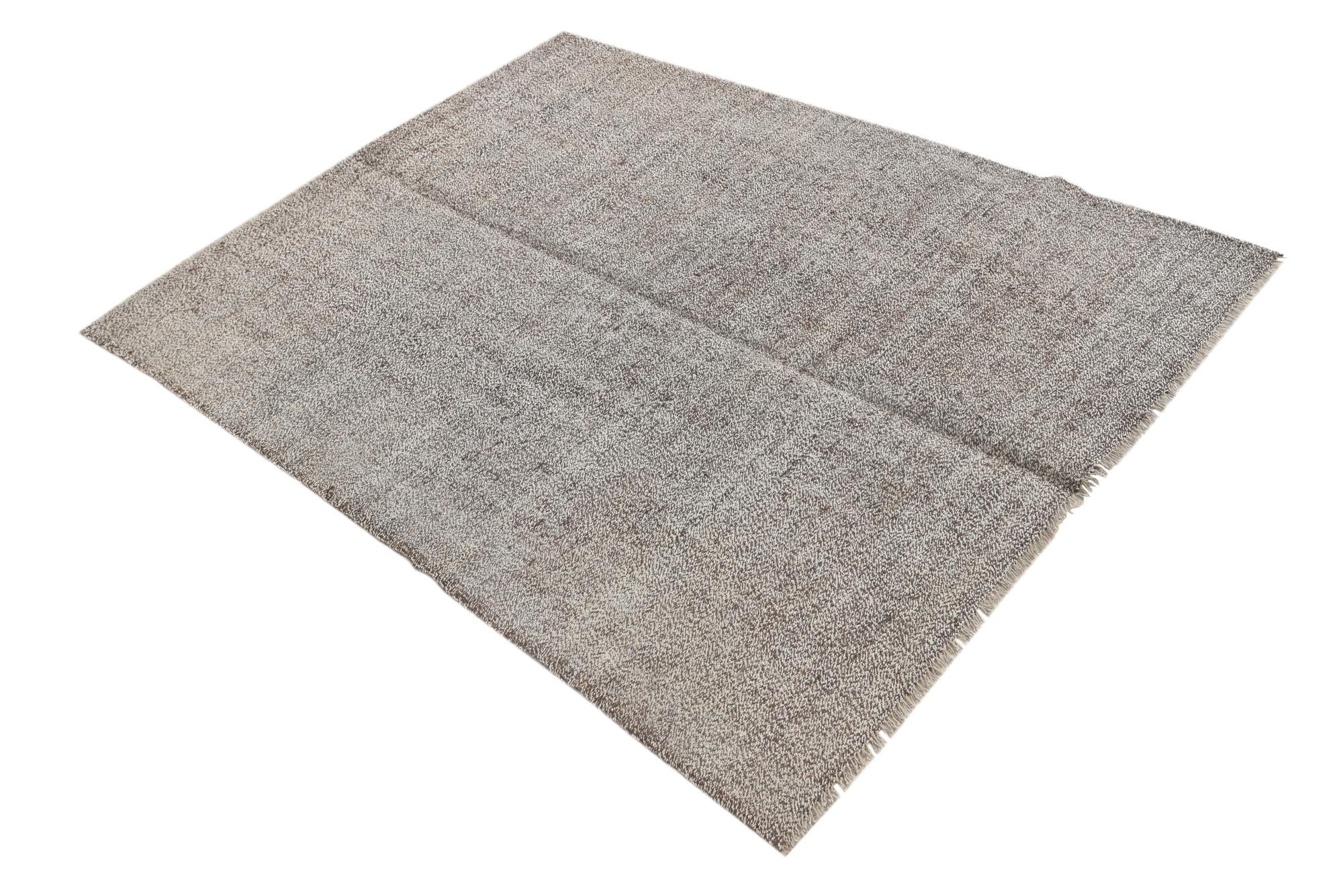 5' x 6' Hand Woven Kilim Modern Wool Rug