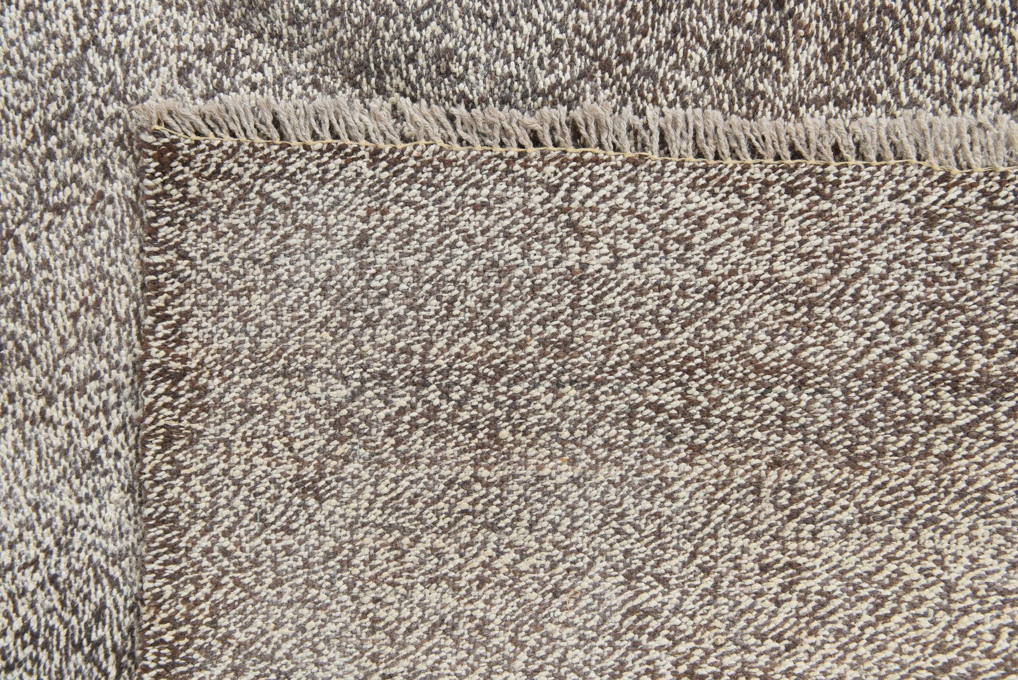 5' x 6' Hand Woven Kilim Modern Wool Rug