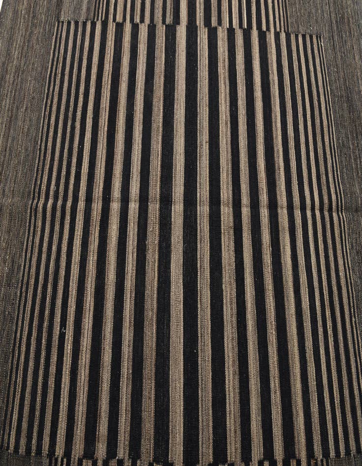 Detail image of 6' x 7' 7  Hand Woven Kilim Modern Wool Rug