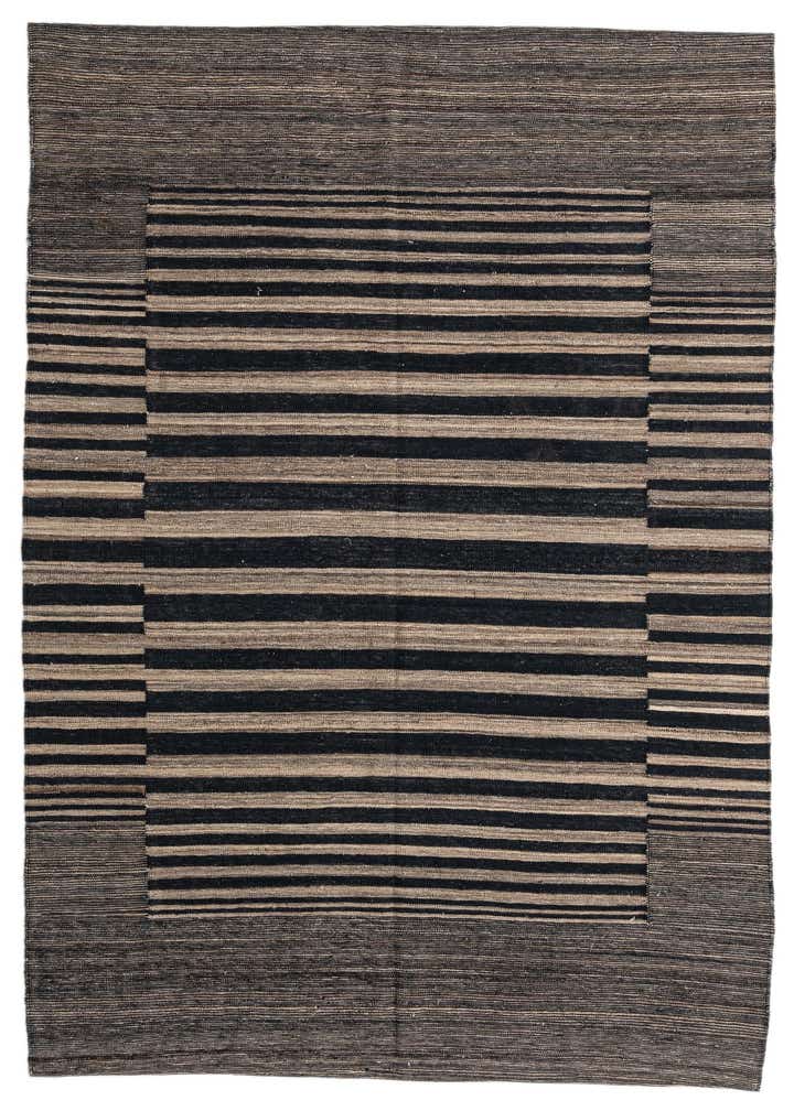 6' x 7' 7 Hand Woven Kilim Modern Wool Rug