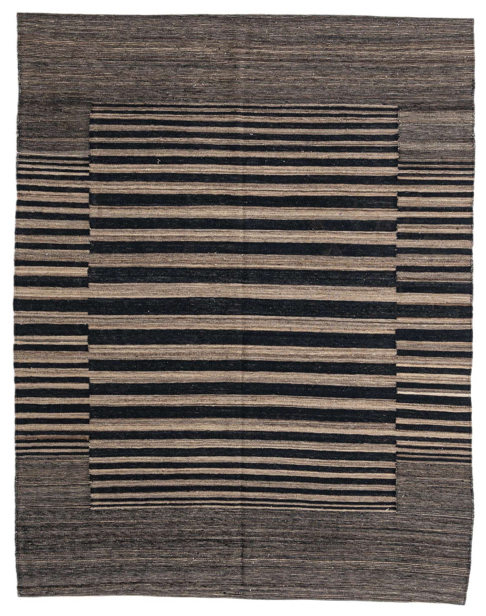 6' x 7' 7 Hand Woven Kilim Modern Wool Rug