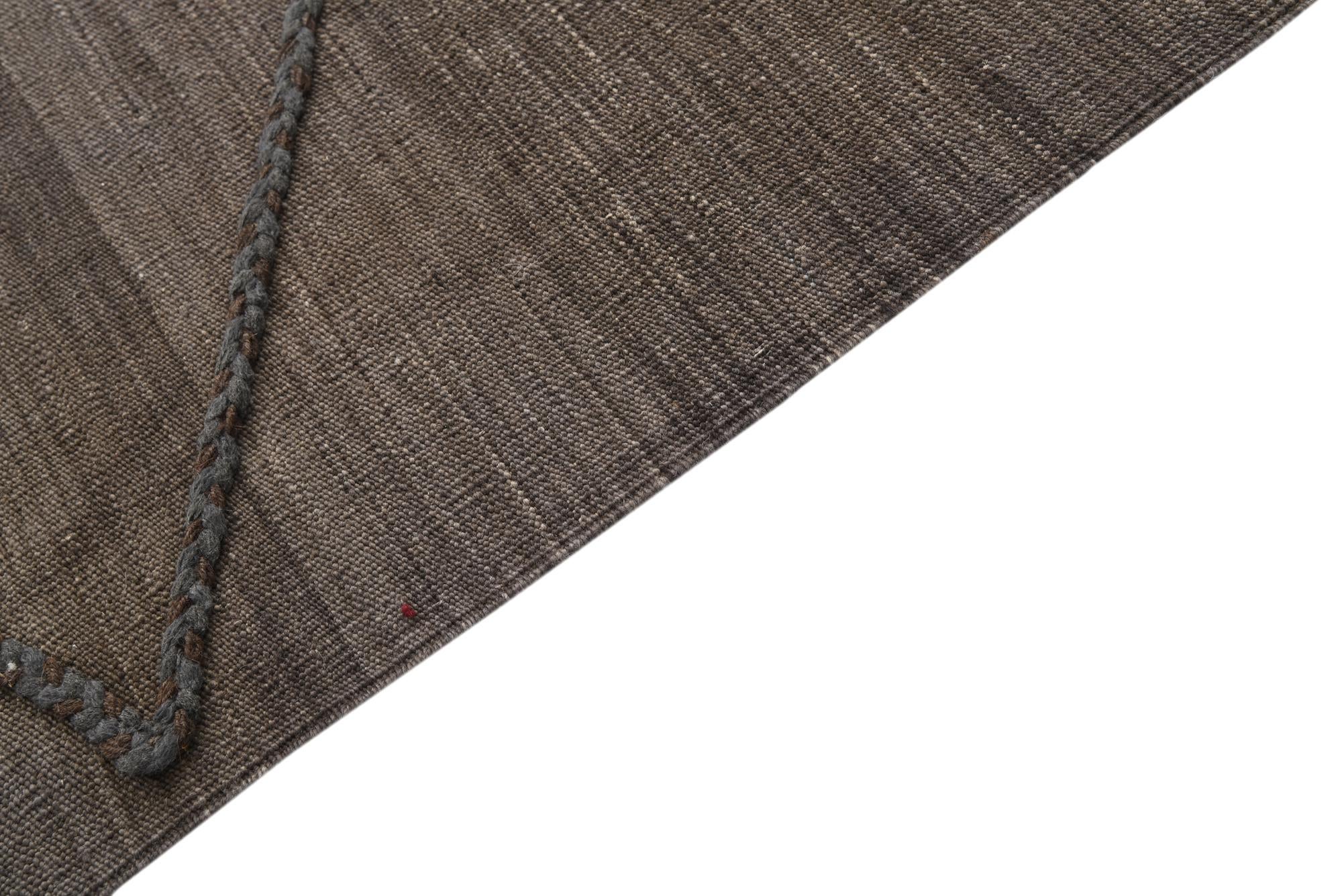 5' 9 x 8' Hand Woven Kilim Modern Wool Rug