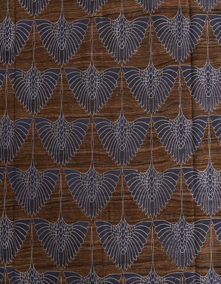 Detail image of 7' 2 x 10' 3  Hand Woven Kilim Modern Wool Rug