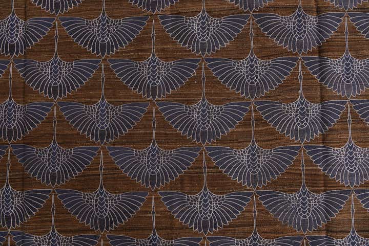 7' 2 x 10' 3 Hand Woven Kilim Modern Wool Rug