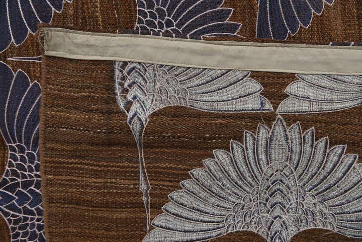 7' 2 x 10' 3 Hand Woven Kilim Modern Wool Rug