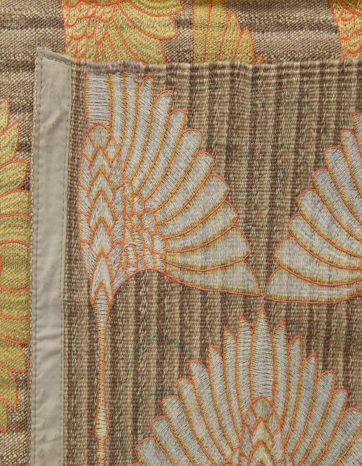 Detail image of 5' 4 x 8'  Hand Woven Kilim Modern Wool Rug