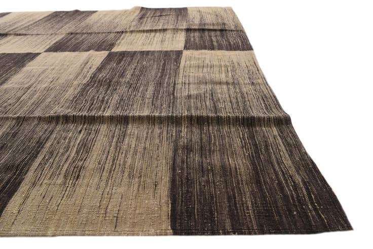 Detail image of 8' x 9' 7 Hand Woven Kilim Modern Wool Rug