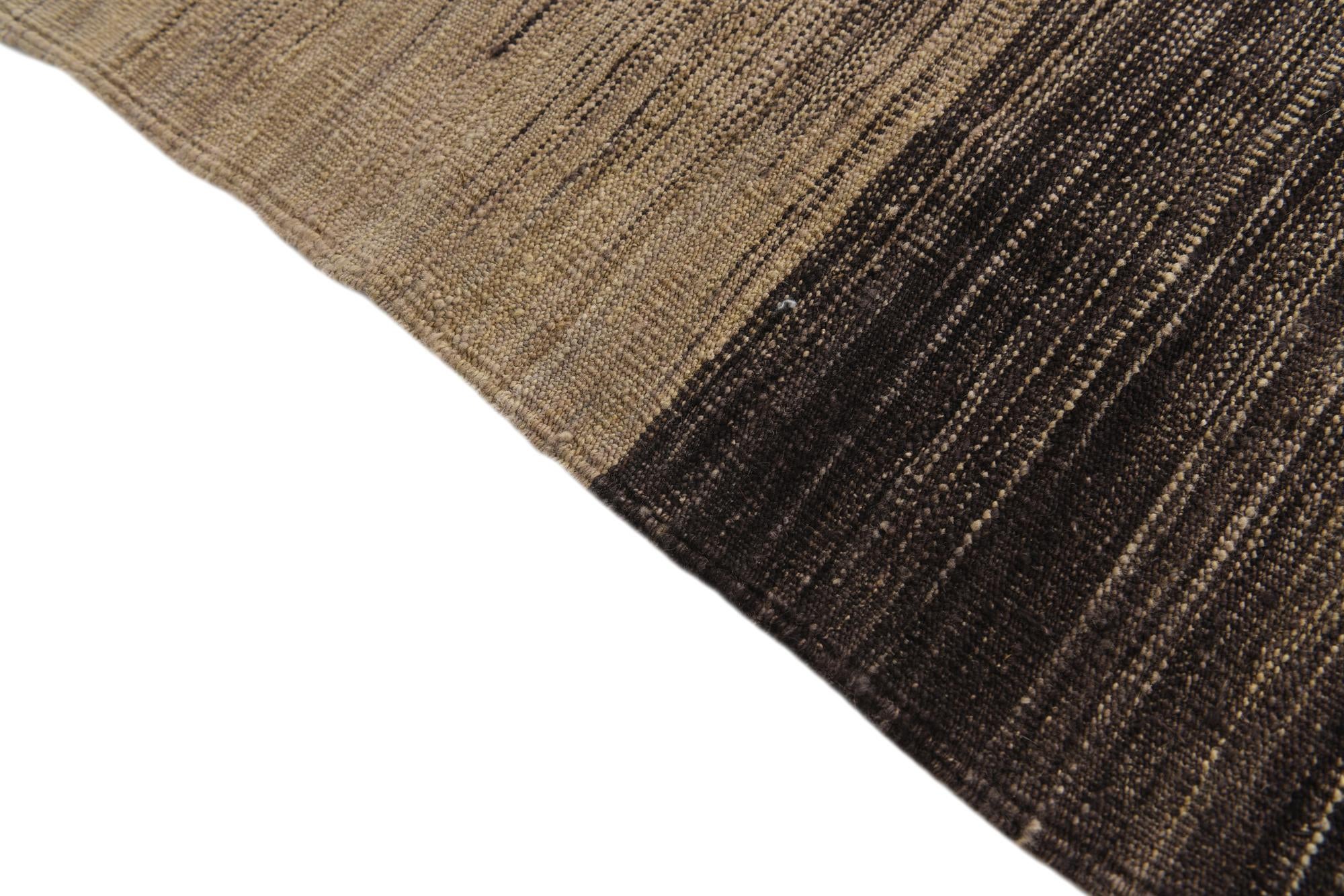 8' x 9' 7 Hand Woven Kilim Modern Wool Rug